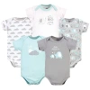 Luvable Friends Babies'  Essential 5-piece Bodysuit Set In Multi