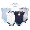 Luvable Friends Babies'  Essential 5-piece Bodysuit Set In Multi