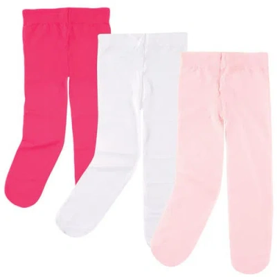 Luvable Friends Babies'  Nylon Tights In Pink