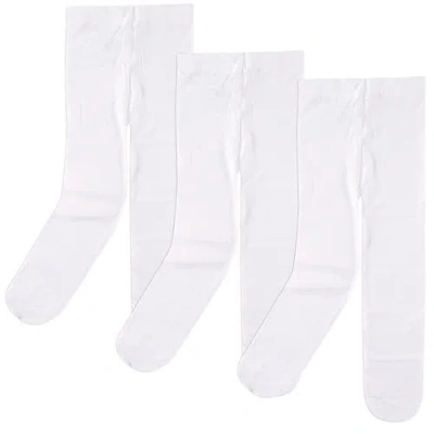 Luvable Friends Babies'  Nylon Tights In White
