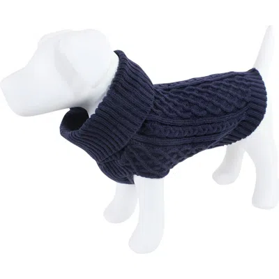 Luvable Friends Pet Sweater In Navy