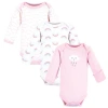 Luvable Friends Babies'  Preemie Long Sleeve Bodysuits 3pk Foxy In Multi
