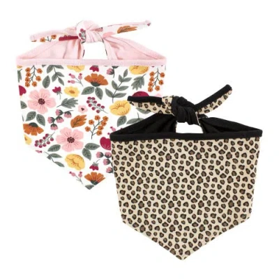 Luvable Friends Reversible Pet Dog And Cat Bandana Bibs 2pk In Multi