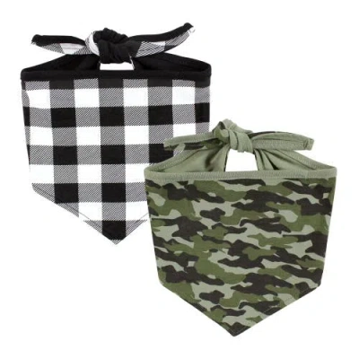 Luvable Friends Reversible Pet Dog And Cat Bandana Bibs 2pk In Multi