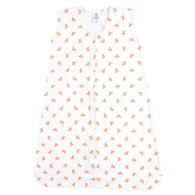 Luvable Friends Sleeveless Cotton Jersey Wearable Sleep Quilt In Neutral