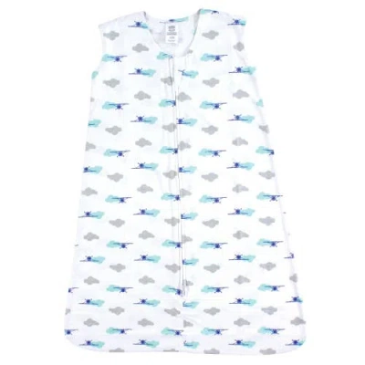 Luvable Friends Sleeveless Cotton Jersey Wearable Sleep Quilt In Multi