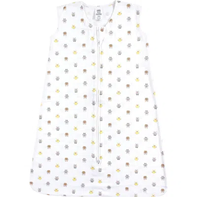 Luvable Friends Sleeveless Jersey Cotton Sleeping Bag, Sack, Blanket In White