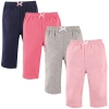 Luvable Friends Soft Cotton Solid Pants In Pink