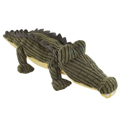 Luvable Friends Squeaky Plush Dog Toy In Green
