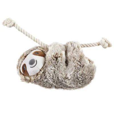 Luvable Friends Squeaky Plush Dog Toy In Neutral