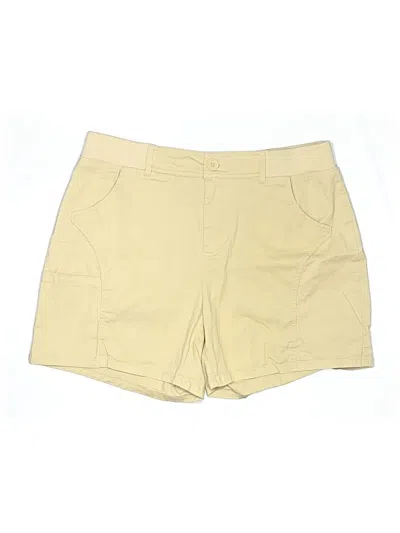 Pre-owned Luvamia Khaki Shorts In Yellow