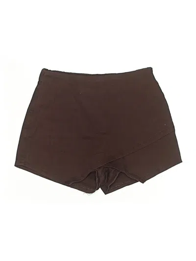 Pre-owned Luvamia Skort In Brown
