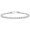 Luvmyjewelry 15luv 10k White Gold Lab Grown Diamond Tennis Bracelets - 11.16 Carats In Silver