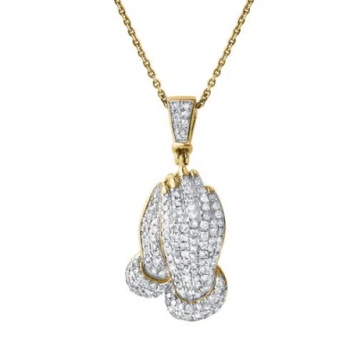 Luvmyjewelry Amoria 10k Gold Diamond Pendant