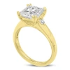 Luvmyjewelry Antoaneta 14k Yellow Gold Princess Cut Lab Grown Diamond Engagement Ring In 14k Yellow Gold
