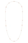 Luvmyjewelry Avani Open Raindrop Diamond Station Necklace In Gold