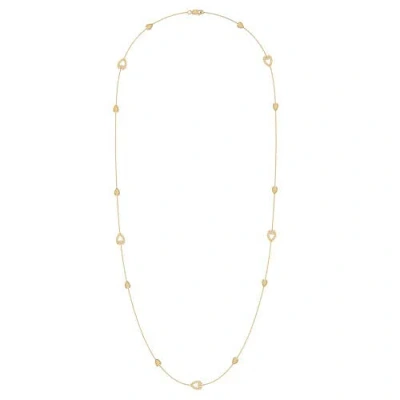 Luvmyjewelry Avani Raindrop Layered Sterling Silver Diamond Necklace In 14kt Gold Vermeil On Sterling