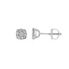 Luvmyjewelry Ballmore 10k Gold Diamond Unisex Earrings - 0.27 Cts In Silver