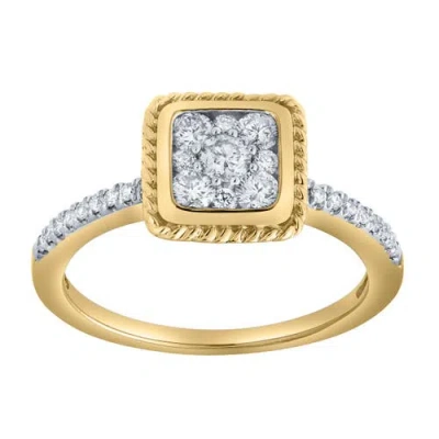 Luvmyjewelry Caelina 0.50 Ct 10k Gold Diamond Ring