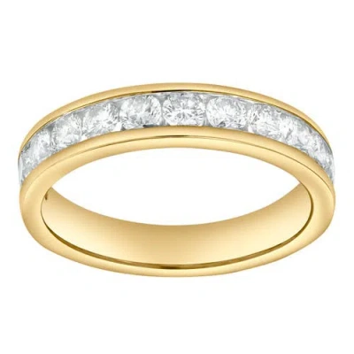 Luvmyjewelry Celvyn 1.00 Ct Natural Diamond Band 14k Gold Ring