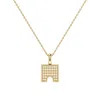 Luvmyjewelry City Arches Square Diamond Pendant In 14k Yellow Gold Vermeil On Sterling Silver In Yellow