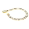Luvmyjewelry Diamond Link Cuban Bracelet In 14k Yellow Gold