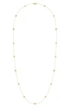 Luvmyjewelry Dreamer Lucky Star Diamond Station Necklace In Gold