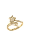 Luvmyjewelry Dreamer Star Spangled Diamond Ring In Gold