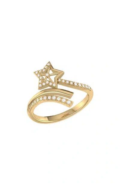 Luvmyjewelry Dreamer Star Spangled Diamond Ring In Gold