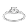 Luvmyjewelry Elora 14k Gold Round & Marquise Cut Lab Grown Diamond Engagement Ring - 1 Ct