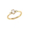 Luvmyjewelry Emerald Cut Natural Diamonds Birthstone Ring In 14k Gold In Yellow