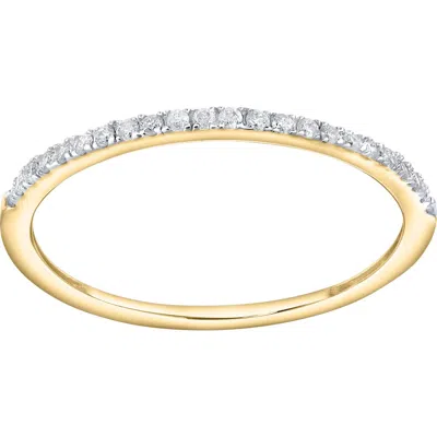Luvmyjewelry Eternelle 14k Diamond Band In Gold
