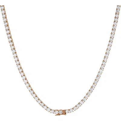 Luvmyjewelry Gstaad 10k Rose Gold Lab Grown Diamond Tennis Chain