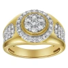 LUVMYJEWELRY LUVMYJEWELRY HEAVYWEIGHT DIAMOND 14K YELLOW GOLD DIAMOND MEN STATEMENT RING
