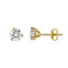 Luvmyjewelry Isuma 14k Gold Lab Grown Round Solitaire Diamond Earrings In 14k Yellow Gold