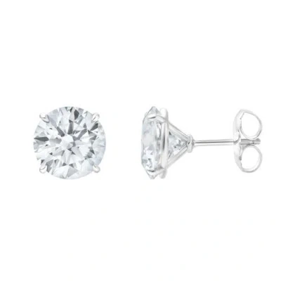 Luvmyjewelry Leanne 14k Gold Round Lab Grown Diamond Stud Earrings