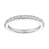 Luvmyjewelry Lina 14k Gold Round Diamond Studded Eternity Ring