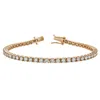 Luvmyjewelry Lmj 10k Rose Gold Unisex Diamond Tennis Bracelets - 8.02 Carats In Pink