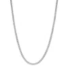 Luvmyjewelry Lmj 10k White Gold Diamond Tennis Chain - 8.85 Carats In Silver