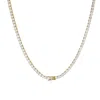 Luvmyjewelry Lmj 10k Yellow Gold Diamond Tennis Chain - 14.34 Carats In Yellow