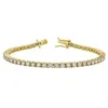 Luvmyjewelry Lmj 10k Yellow Gold Unisex Diamond Tennis Bracelets - 8.4 Carats In Yellow