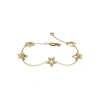 Luvmyjewelry Lucky Star Diamond Bracelet In 14k Yellow Gold Vermeil On Sterling Silver In 14kt Gold Vermeil On Sterling