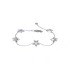 Luvmyjewelry Lucky Star Diamond Bracelet In Sterling Silver