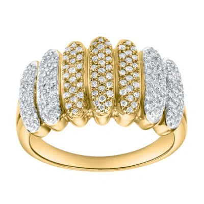 Luvmyjewelry Lunavyn Rhythm 0.45 Ct 14k Gold Diamond Ring