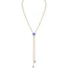 Luvmyjewelry Luv Me Lace Howlite Slide Y-necklace