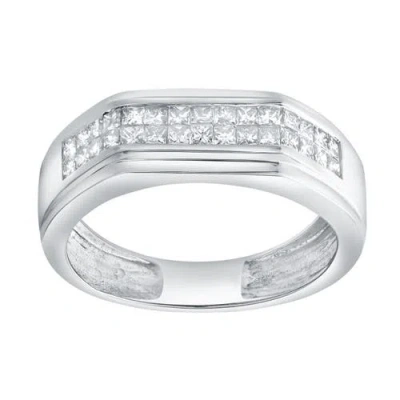 Luvmyjewelry Luvian 0.50 Ct 10k Gold Diamond Band In Metallic