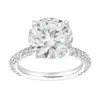 Luvmyjewelry Lyanna 14k Gold Round Lab Grown Diamond Engagement Ring In Metallic