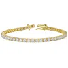 Luvmyjewelry Lyra 10k Yellow Gold Lab Grown Diamond Tennis Bracelet - 3.6mm In Yellow