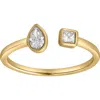 Luvmyjewelry Lyra 14k Gold Lab Grown Diamond Open Ring In Gold