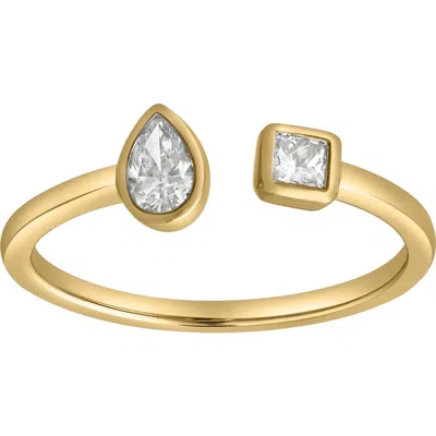 Luvmyjewelry Lyra 14k Gold Lab Grown Diamond Open Ring